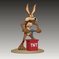Sticks of TNT arranged as part of a cartoon-style trap.