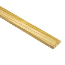 Narrow wooden strips arranged to form latticework