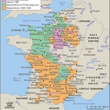 A map showing a defined territorial domain
