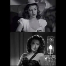 A dramatic film-noir portrait of a femme fatale.