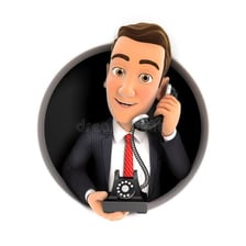 A person making plans to call someone.