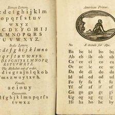 Children learning the letters of the alphabet