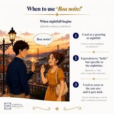 A simple day-and-night illustration labeled with Portuguese words