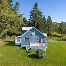 A secluded cabin in a peaceful natural setting