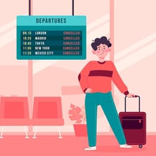Person waiting for someone or something to arrive