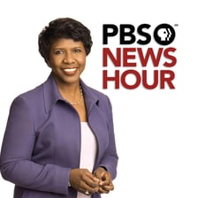 Portrait of journalist and PBS NewsHour anchor Gwen Ifill