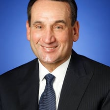 The Duke Blue Devils men’s basketball team associated with Coach K