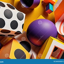 Two objects positioned close together