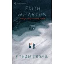A book cover for Edith Wharton’s novel Ethan Frome.