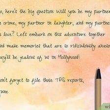 A handwritten letter ending with an affectionate sign-off.