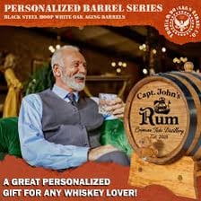 Wooden oak barrels used to age rum.