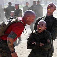 U.S. Marines participating in a training exercise.