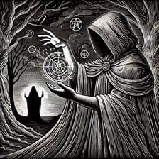 A symbolic illustration representing a curse