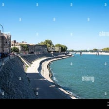 The Rhône River near Arles in southern France.