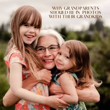 A grandmother spending time with a grandchild.