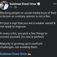 A person posting a critical comment about someone