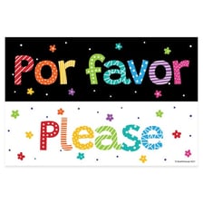 A sign displaying the Spanish phrase “por favor.”