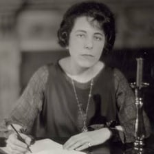 Portrait of novelist Edna Ferber