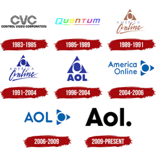 AOL and Yahoo branding shown as competing internet services.