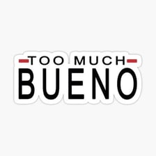 The Spanish phrase “muy bien” written on a page.