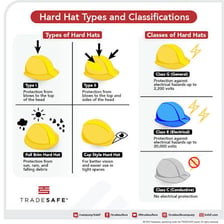 Workplace safety inspection scene with protective equipment
