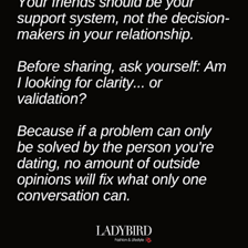 People talking and sharing their views.