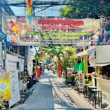 A street scene in Chiang Mai, Thailand