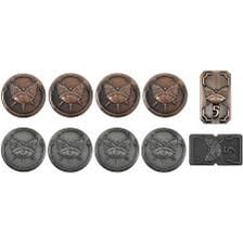 Assorted metal coins representing pocket change