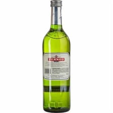 A bottle of Pernod anise-flavored aperitif