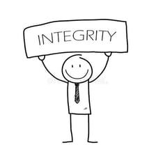 A symbolic image representing integrity and honor