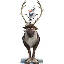 Sven, the reindeer character from Disney’s Frozen.