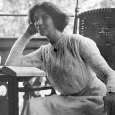 Portrait of beauty entrepreneur Elizabeth Arden.
