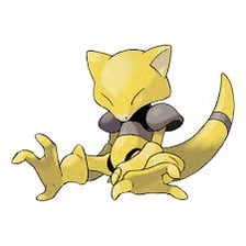 Official artwork of the Pokémon Abra.