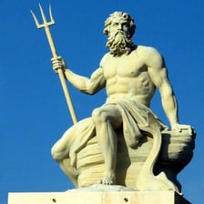 The Greek letter psi, shaped like a trident