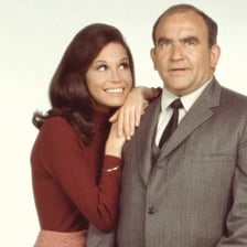 Ed Asner portraying Lou Grant