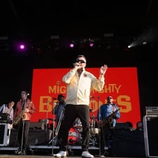 The Mighty Mighty Bosstones performing ska music.