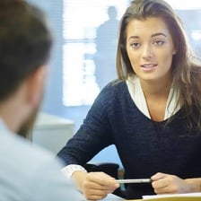 A person clarifying what they mean while speaking