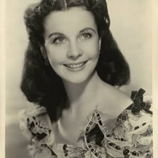 Vivien Leigh in her role as Scarlett O’Hara