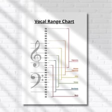 A choir performing in several vocal sections