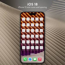 A smartphone home screen displaying a grid of app icons