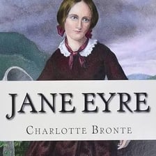 A book cover for Charlotte Brontë’s novel Jane Eyre