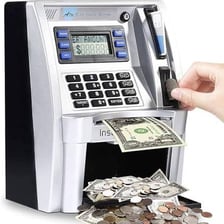 A freestanding automated teller machine