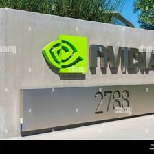 The NVIDIA logo associated with the technology company.