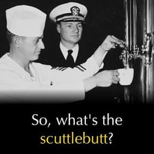 A sailor aboard a ship in a nautical setting