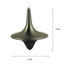 A spinning metal top associated with the film Inception
