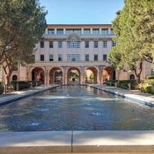 Buildings on the California Institute of Technology campus in Pasadena