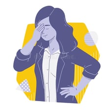 A dramatic illustration conveying regret about a particular day.