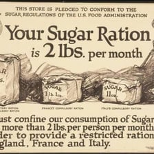 A historical illustration or document representing the 1764 Sugar Act