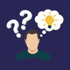 Person making a speculative guess