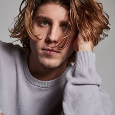 Portrait of actor Lukas Gage, who appeared in The White Lotus